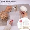 1 набор DIY Набор для изготовления кошелька Ручная плетеная сумка Материал Творческий набор для шитья для семейного веселья Персонализированный подарочный проект