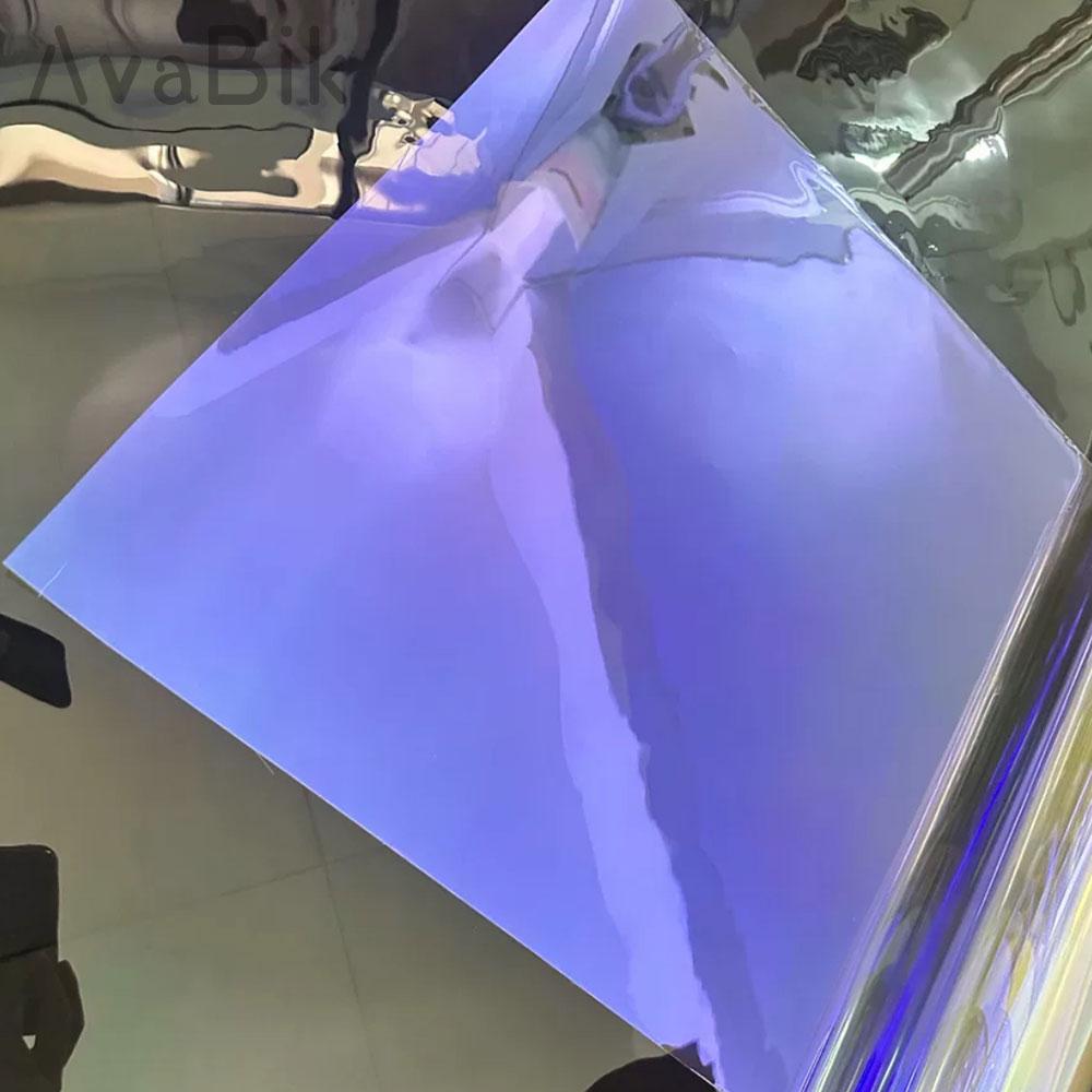 52cm x150/300/600cm Car Side Windshield 81% VLT Purple Glass Tinting Vinyl Solar Chameleon Tint Film Nano Ceramic UV Proof