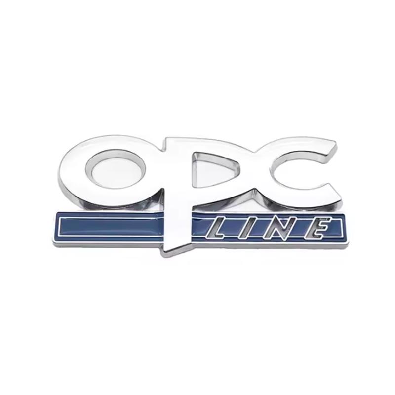 Эмблема OPC Line Значок на решетку радиатора Наклейки на заднюю часть Логотип Для Opel Astra G H J K F Corsa D Zafira B Insignia Mokka Regal Аксессуары