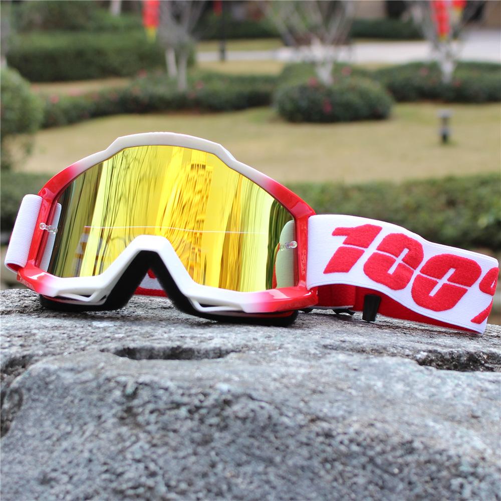 100% genuine goggles, off-road motorcycle helmet, goggles for downhill riding, anti-fog, anti-wind and sand100%Glasses