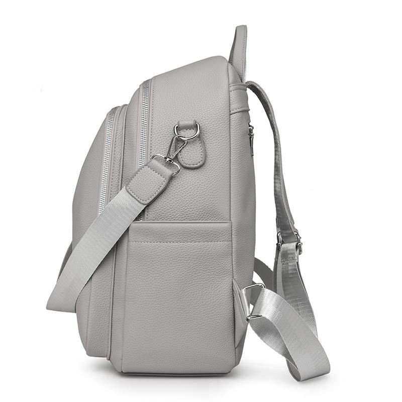 Женский мягкий кожаный рюкзак большой вместимости рюкзак для дальних поездок студенческий школьный рюкзак многофункциональная сумка через плечо