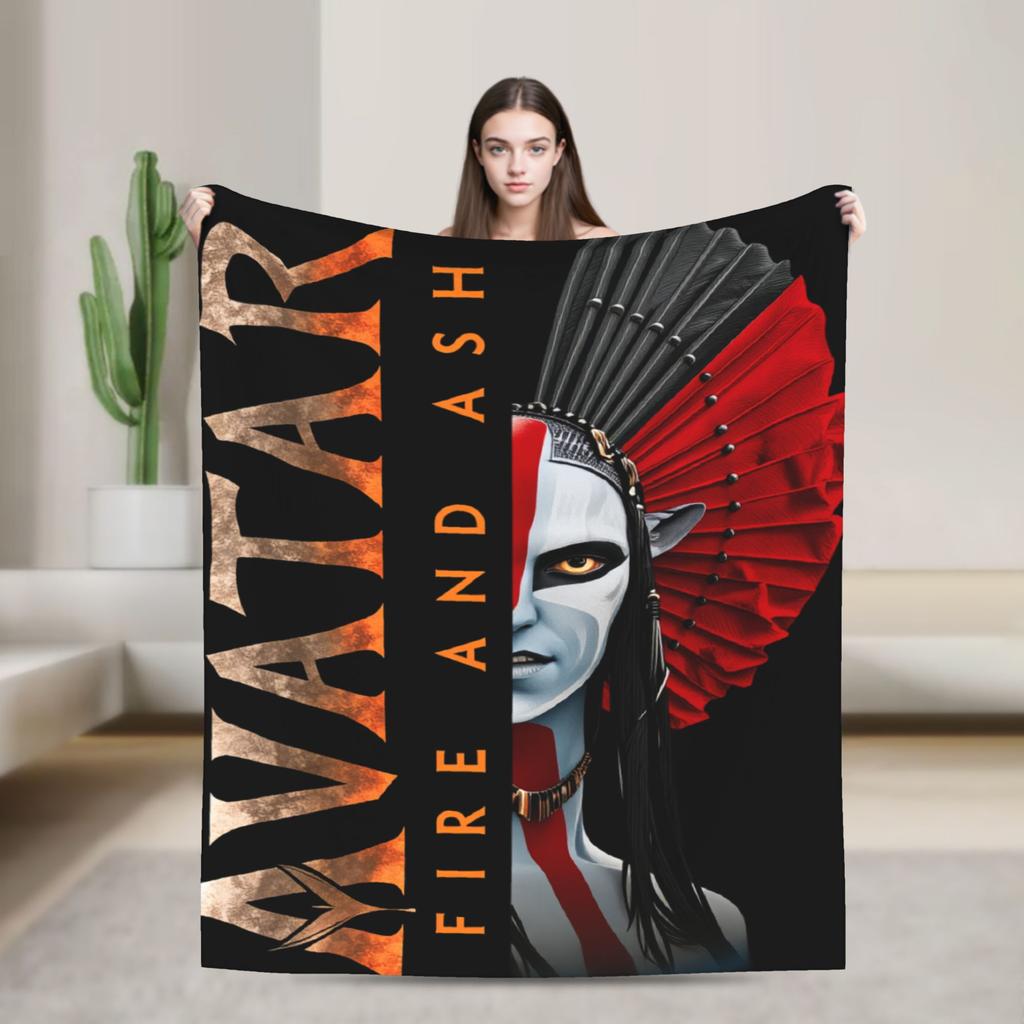 Avatar Fire and Ash Blanket Quality Warm Soft Throw Blanket Winter Boy Girl Outdoor Fashion Bedspread
