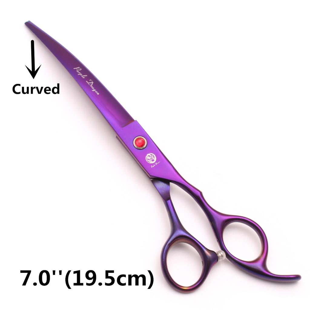 7.0'' 8.0'' ножницы для ухода за домашними животными филировочные ножницы профессиональные изогнутые ножницы для кошек и собак расческа для стрижки волос Z3005