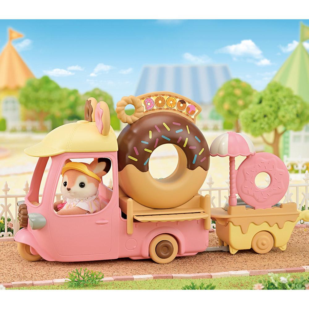 Sylvanian Families Игровой набор «Сладкая тележка с пончиками Мамы-оленихи»