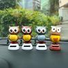 Office Solar Powered Animal Shaking Head Toy Car Ornament Decoration Owl Dancing Doll Swinging Toy