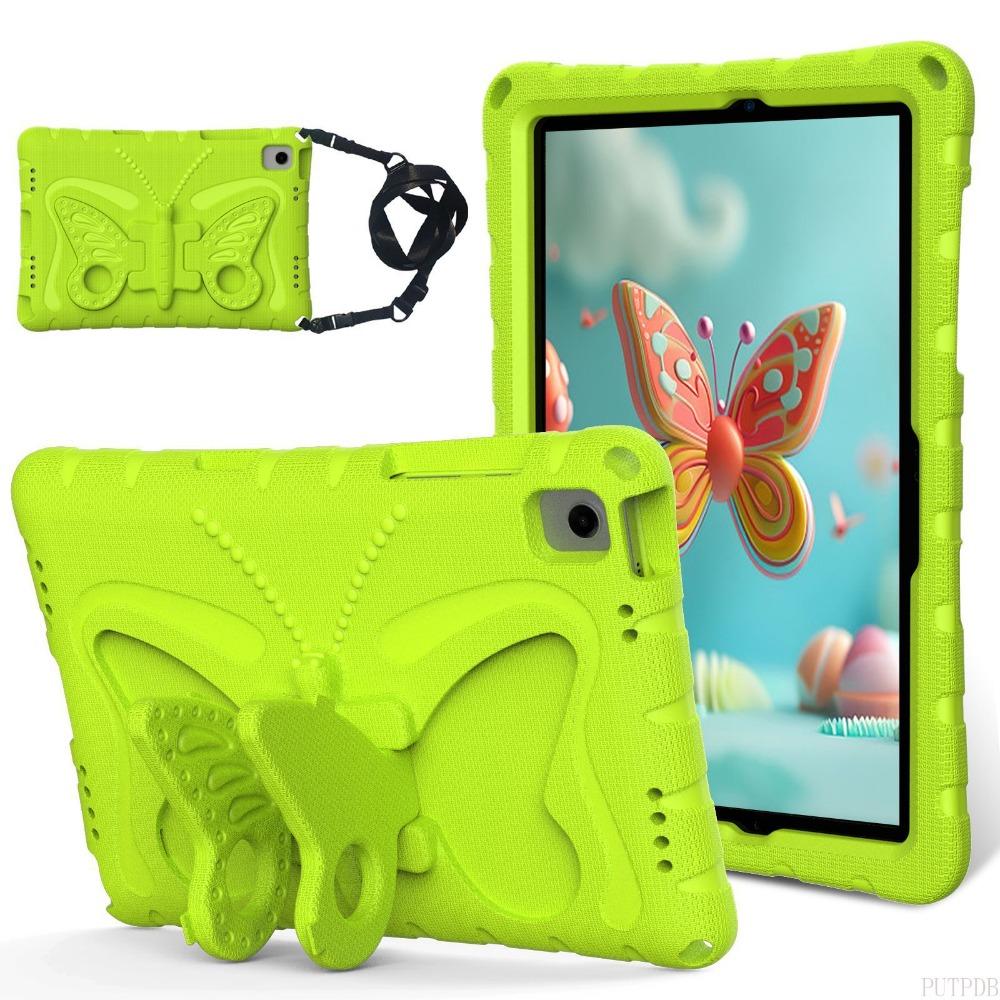 NEW EVA Kids Butterfly Stand Case For Samsung Tab A11+A9+Plus 11"SM-X210 X216B Tablet Cover Tab A11/A9 8.7"X110/X115 Funda+Strap