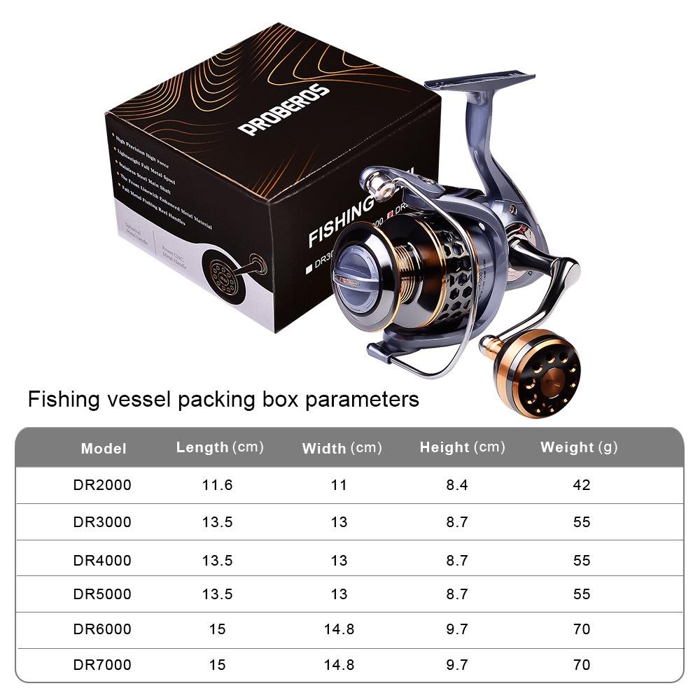 Winter Fishing Reel Max Drag 21KG Spool Fishing Reel Gear 5.2:1 Ratio High Speed Spinning Reel Casting Reel Carp for Saltwater