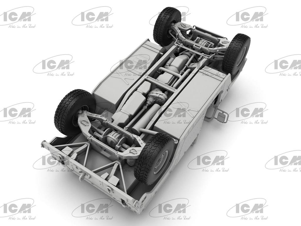 ICM American M1097A2 Humvee Пластиковая модель 35435 1/35 (Военная техника)