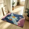 Cute Cartoon D-dumbo Classic Carpet Bathroom Anti-slip Mat Door Mat Home Decoration Mat Entrance Door Mat Scratch-resistant