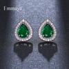 Emmaya Fashion jewelry Waterdrop Shape Earring Three Claws With Shiny Zirconia For Women Elegant Decoration Fascinating Gift