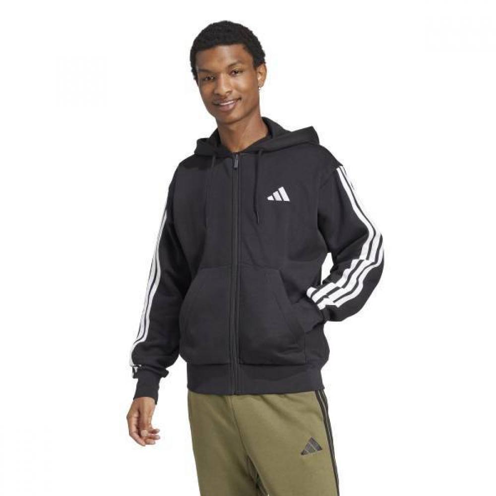 Adidas Essential 3s Fleece Hoodie Jd1870