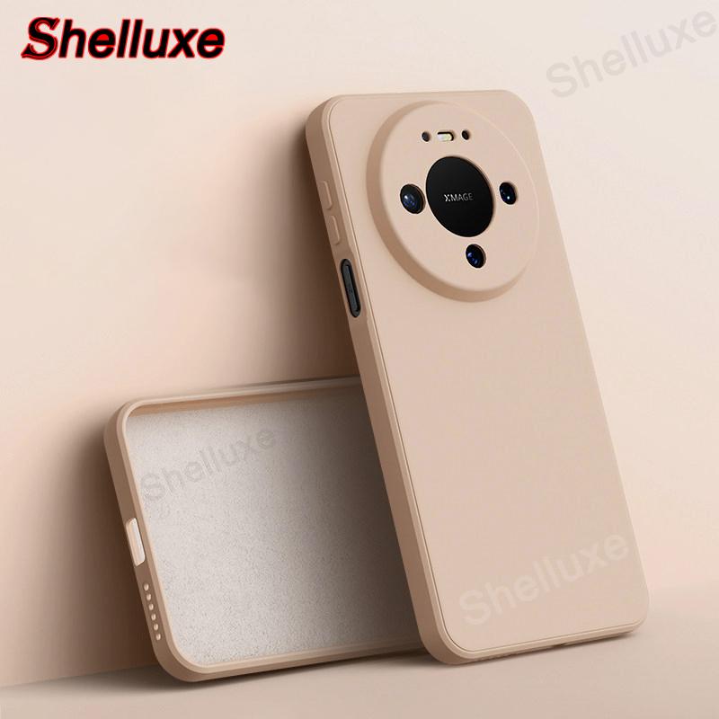 Shelluxe Square Original Liquid Silicone Case For Huawei Mate 80 70 Pro Max Mate80 Pro+ Mate70 Air Global Silky Feel Phone Cover