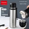 Fuguang Large-Capacity Thermos Cup, Simple and High-End Car-Mounted Water Cup, Men's Portable Stainless Steel Tea Cup 1000ml