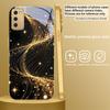 Благородная золотая кривая Для Samsung Galaxy S20 FE S21 S22 S23 Plus S24 Ultra 25Ultra S21+ S9+ S22Plus Золотой стеклянный чехол для телефона