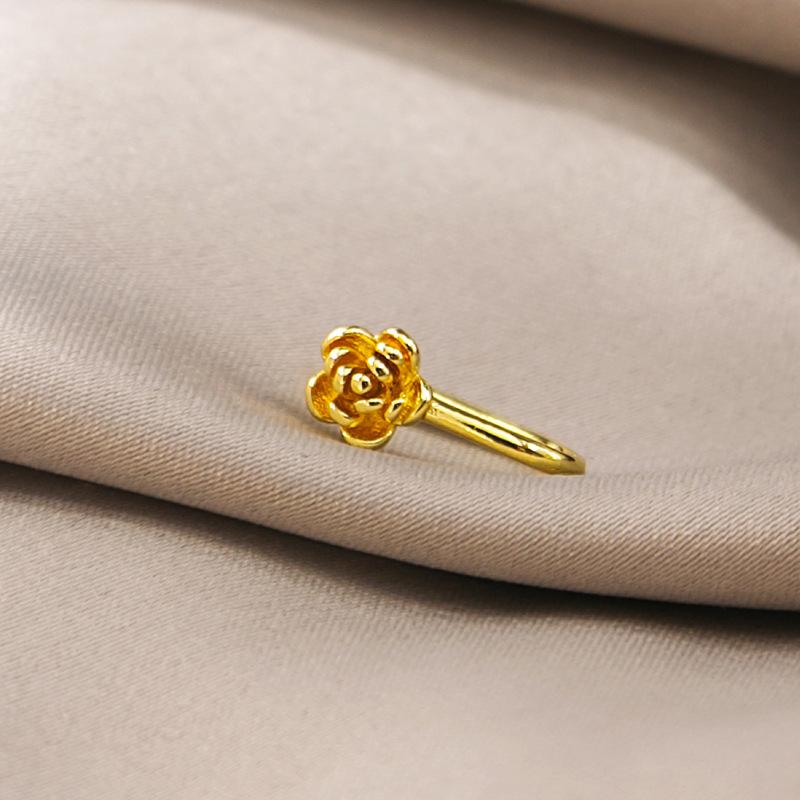 Украшения для тела с клипсами 1 шт., носовое кольцо в форме сердца и звезды, подарок, медная клипса для носа и ушей, поддельный пирсинг