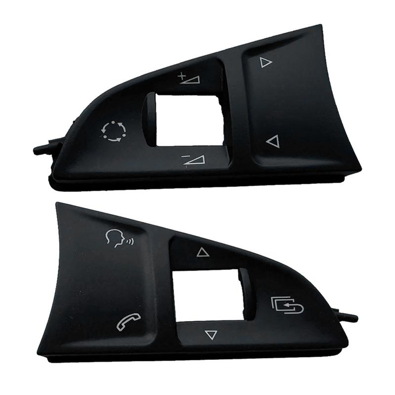 Powerful 2PCS Car Steering Wheel Switch Multifunction Button Cover Trim For Skoda Octavia 3 A7 Superb 3V Fabia Mk3 Kodiaq