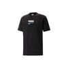 Logo Embroidered Crew Neck Short Sleeve T-Shirt Men Tops Black 620617-51
