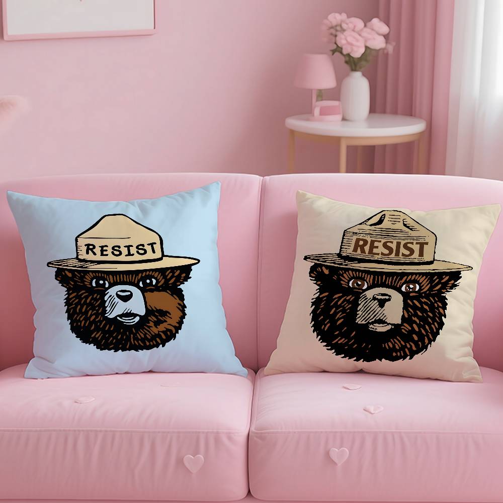 Аниме S-Smokey B-Bear Наволочка с рисунком наволочка для гостиной диванная наволочка декор для спальни