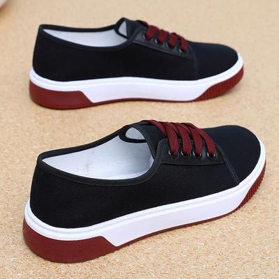 Модные парусиновые туфли для женщин, летние универсальные повседневные туфли на плоской подошве для женщин, белые туфли для женщин