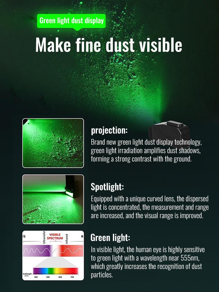 Vacuum Cleaner Laser Lights Dust Display LED Lamp Dust Clearly Visible Under the Light Universal Vacuum Cleaner Parts