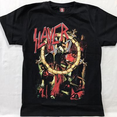 Футболка группы Slayer Совершенно новая Размер L Трэш-метал Reign in Blood Импорт из Японии