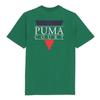 Puma Tennis Club Graphic Tee With Back Logo Print Men Tops Tender-Green 536958-96