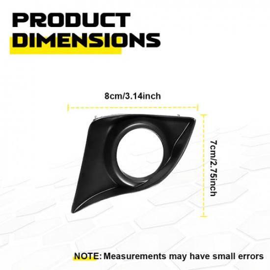 LH&RH Front Fog Light Lamp Black Cover Bezel For Lexus IS250 IS350 2011-2013