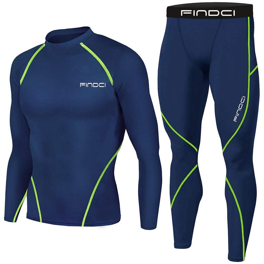 Мужской компрессионный спортивный костюм