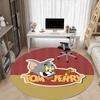 1pc Tom Jerry Office Round Area Rug,Bedroom Living Room Home Decor, Room Deco a1016061