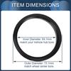 UXCELL 4 pcs Car Hub Centric Rings Plastic Wheel Bore Center OD 73.1 72.6 74.1 to ID 57.1 64.1 54.1 66.1 mm