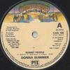 7-дюймовая пластинка DONNA SUMMER - Sunset People CAN198 Casablanca 1980 UK Танцевальная и Электронная Б/У