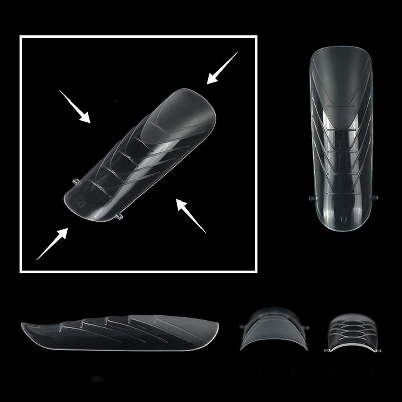 120 шт., форма для накладных ногтей, быстрое наращивание, насадки для ногтей, двойные формы, наращивание пальцев, дизайн ногтей, УФ-строительство, УФ-гель, инструменты, салон