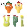 Portable Cat Toy Catnip Cactus Toy, Stuffed Chew Soft Adult Plush Kitten Kicker for Indoor Cats Biting