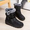 Мужские зимние ботинки, водонепроницаемые флисовые, защищающие от холода, уличные нескользящие теплые хлопковые ботинки на платформе, модные плюшевые женские ботильоны