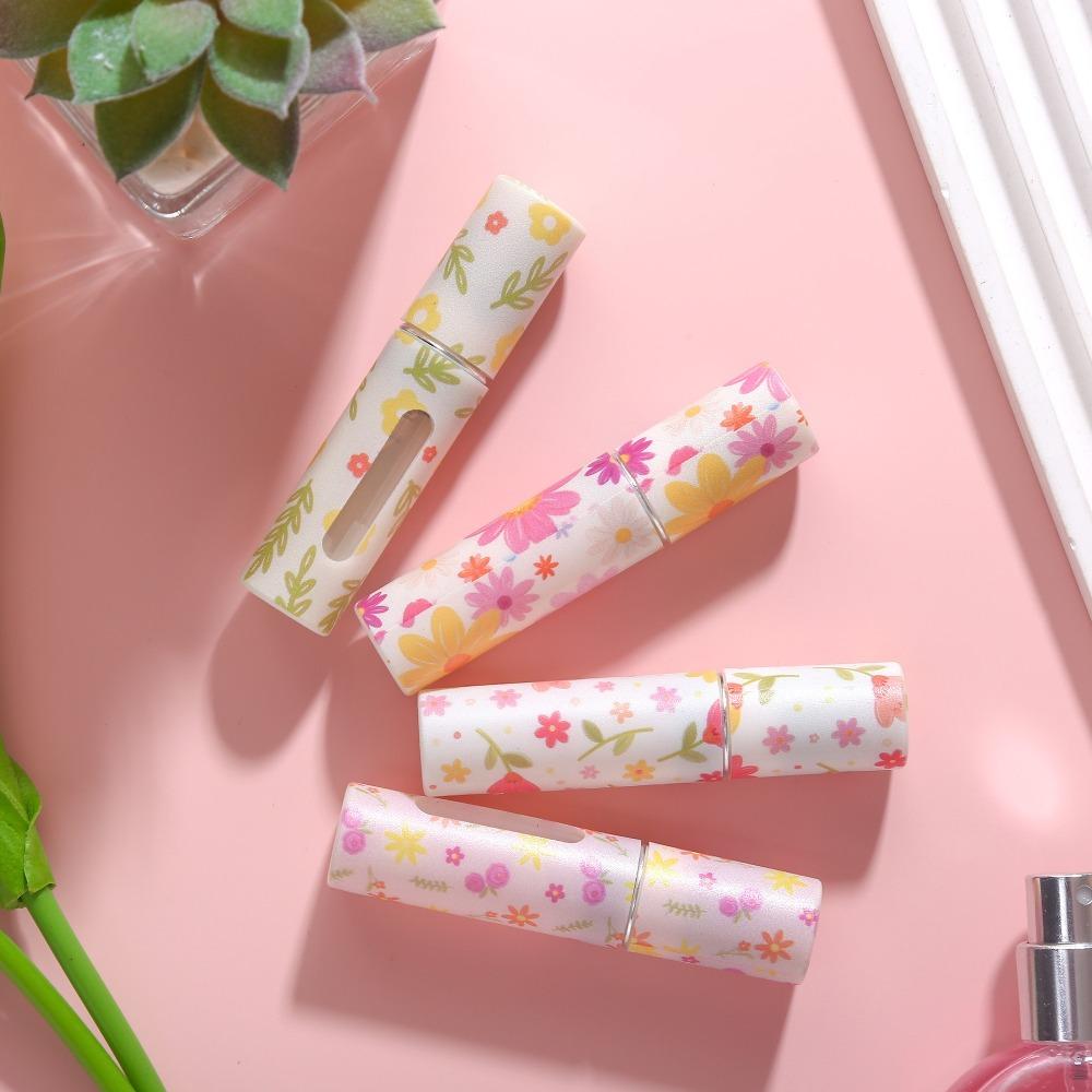 Empty Mini Perfume Bottle 5ML Perfume Atomizer Bottle Portable Spray Rotating Bottle for Women