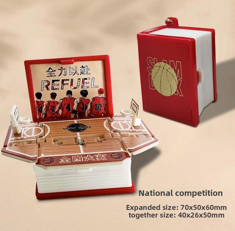 Брелок-брелок 3D Pop-Up Puzzle Book с сценой крепости для снятия стресса и в качестве креативного подарка