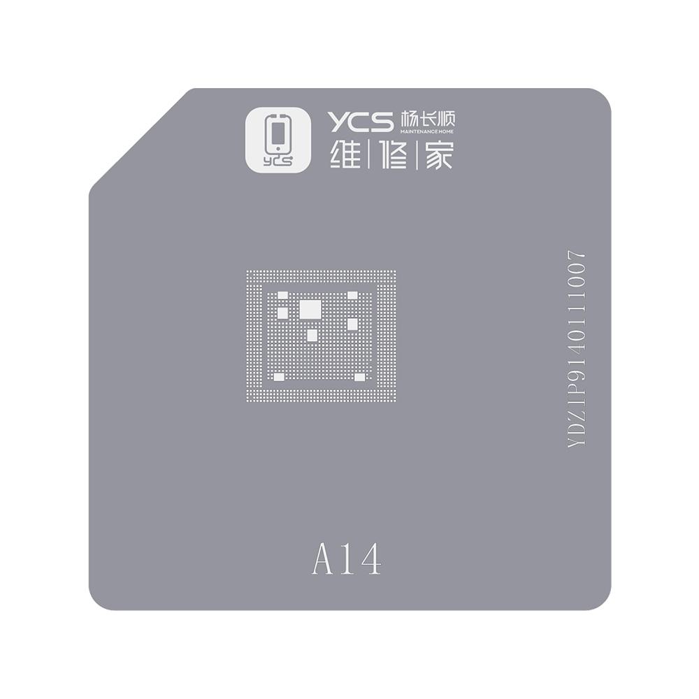 BGA трафарет YCS для iPhone 6-15 Pro Max CPU A8/A9/A10/A11/A12/A13/A14/A15/A16/A17 Трафарет для реболлинга BGA Платформа для нанесения припоя