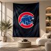 Decorative Tapestry,Chicago Cubs Printed Wall Art, Lightweight Wall Hanging For Bedroom Background