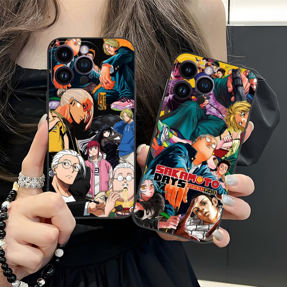 Чехол для мобильного телефона Sakamoto Days для iPhone 17 16 15 14 13 12 11 X XR XS 8 7 Air Pro Max Plus Mini Цветной чехол Роскошный Красивый