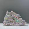 Туфли со стразами, женские туфли, классические повседневные туфли с толстой подошвой