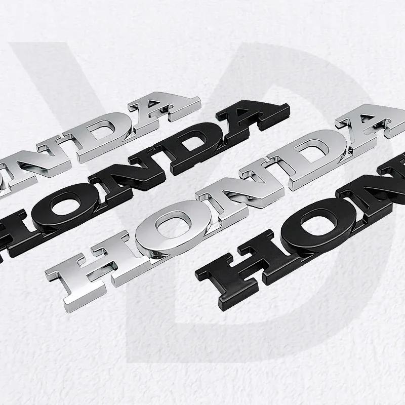 MPC4 3D ABS Honda Car Emblem Badge for Fit Civic Accord CR-V Jazz Odyssey - Rear Trunk Sticker Logo Accessory