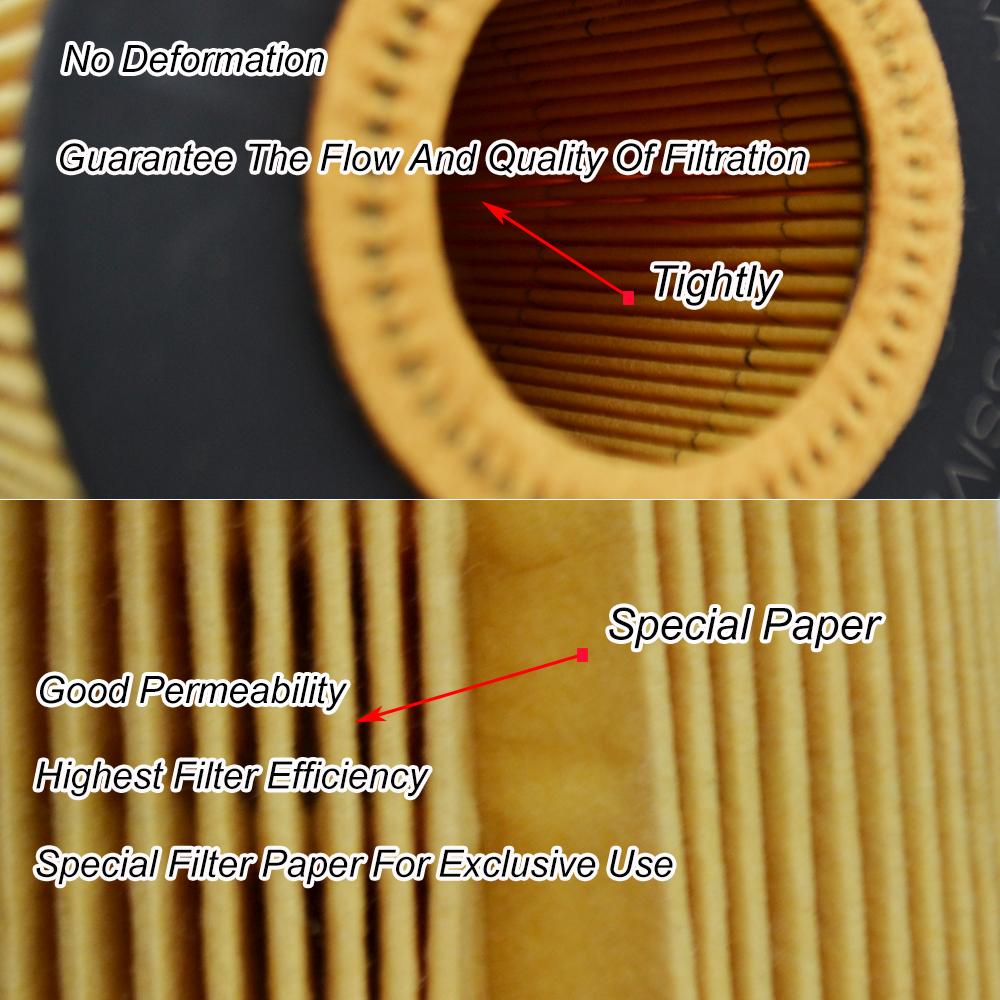 5x Engine Oil Filter 6.0L 6.4L Powerstroke Diesel 3C3Z-6731-AA For Ford E350 E450 F250 F350 F450 F550 2004 - 2007 2008 2009 2010