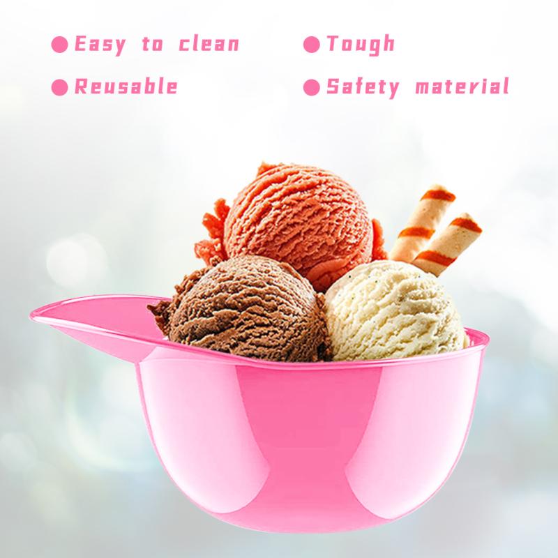 30 шт. бейсбольный шлем, миска для мороженого с 40 шт. ложками для мороженого, креативная десертная посуда