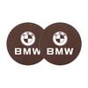 2Pcs Leather Coaster Anti-noise Water Cup Pad Cushion For BMW Performance E46 E60 E90 E39 E87 X1 X2 X4 X6 X7 Alpina E34 E53 E61 RL2