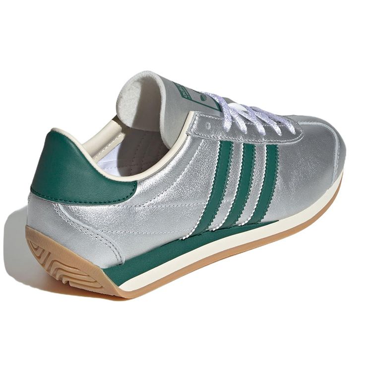 Adidas Country OG Silver Metallic Collegiate Green Women Sneakers Cream-White IE8412