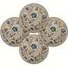Middle East Style Coffee Cup Mats Embroidery Round Dining Mat  Kitchen Supplies