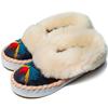 Women’s Wool Slippers – Natural Sheepskin Fur Lining – Handcrafted Warm Indoor Shoes – Sizes 38–42
