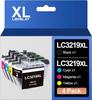 Ink Cartridges - HOME FIT TRAINING - LC3219XL - Compatible Brother - 4 Pieces - Multicolor
