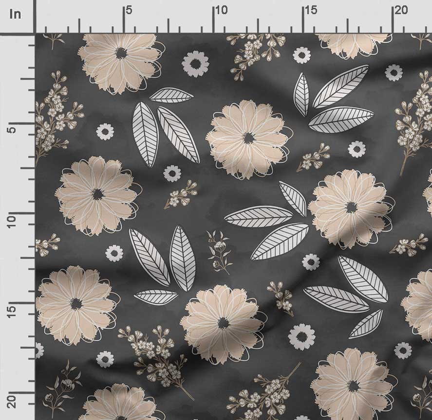 Soimoi Ткань для квилтинга из хлопкового батиста с цветочным принтом, продаваемая во дворе — швейные принадлежности для хлопчатобумажной ткани средней плотности шириной 42 дюйма