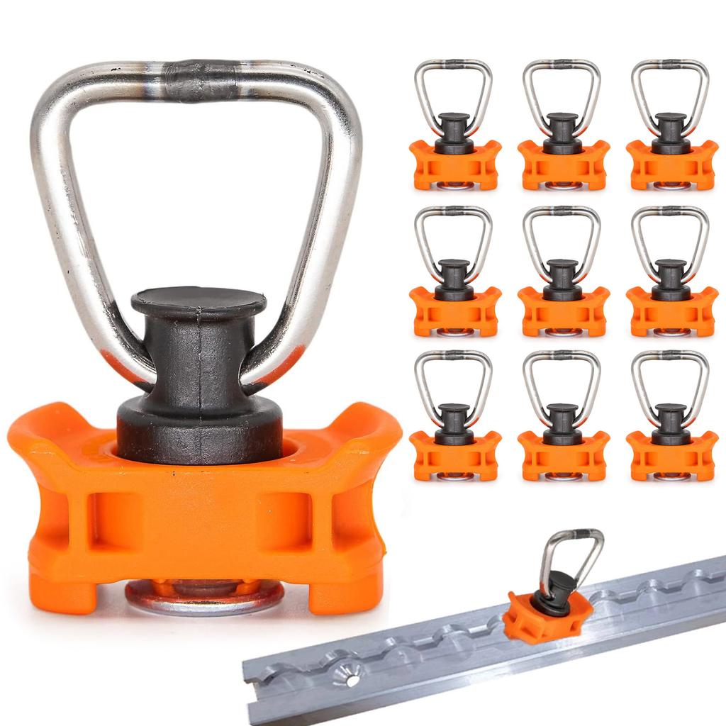 Airline Rail Single End Fittings Suitable For Secure Lashing and Trailers Transport Cargo Control Motorhome Rear Garages